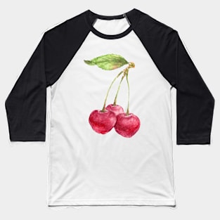 Cherries on a branch Baseball T-Shirt